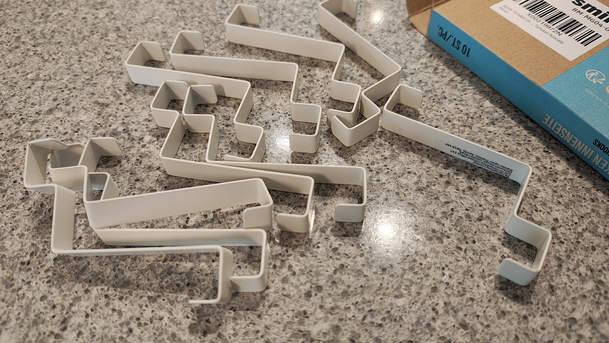 4smile Türhaken – Nahaufnahme Edelstahl