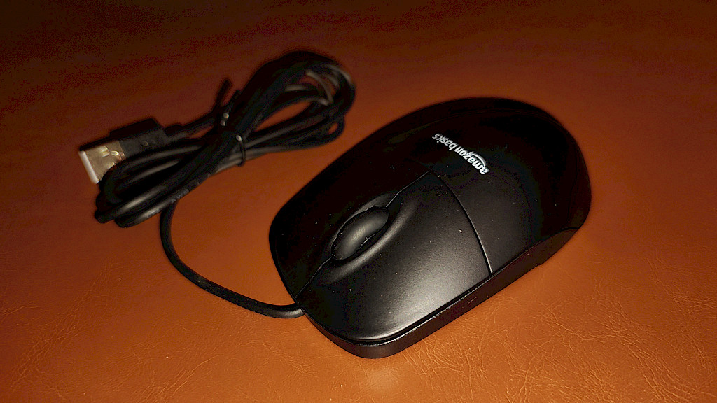 Amazon Basics Optische Maus mit 3 Tasten im Test 2026
