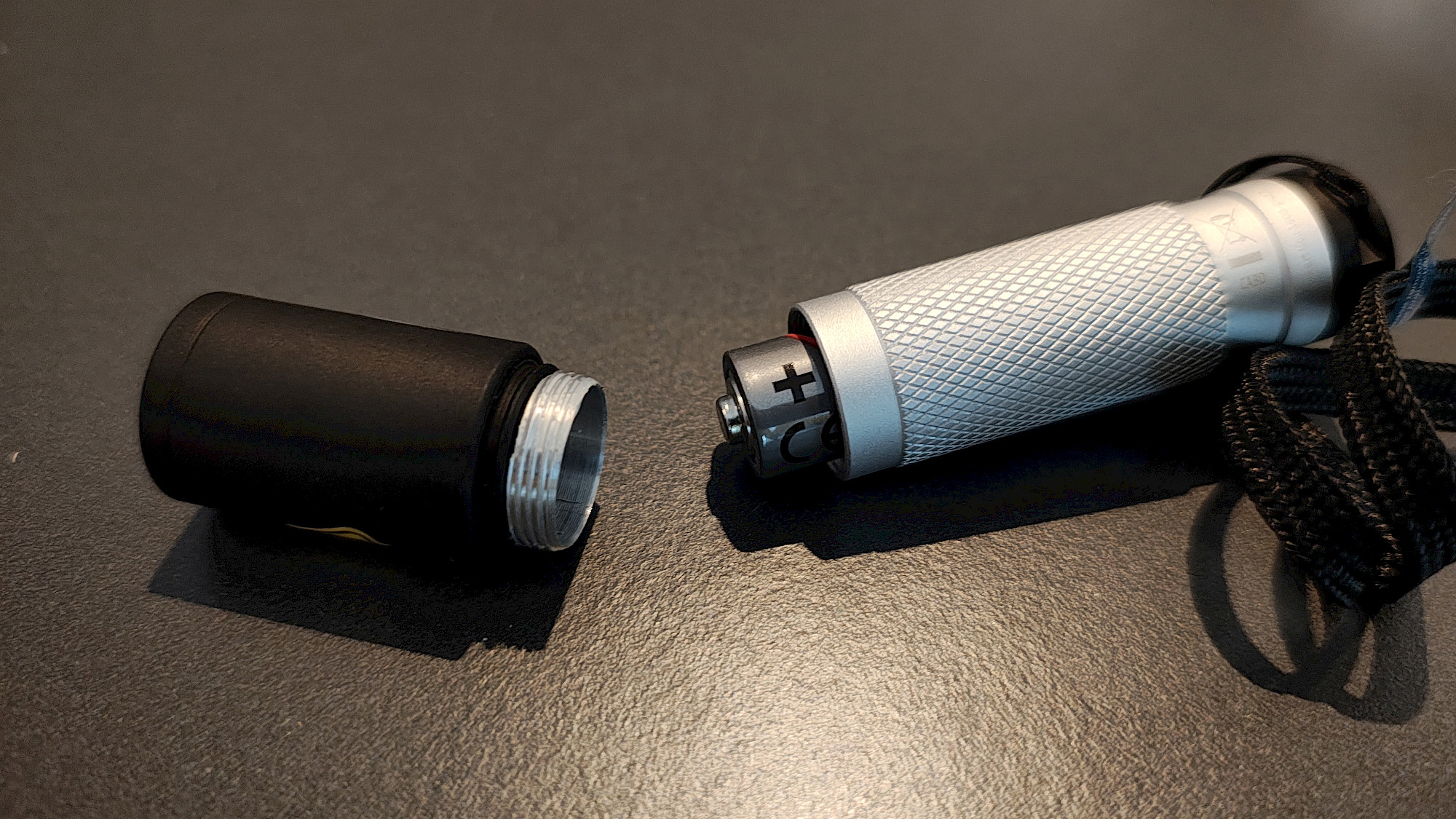 Leuchttest der ANSMANN Taschenlampe 70B