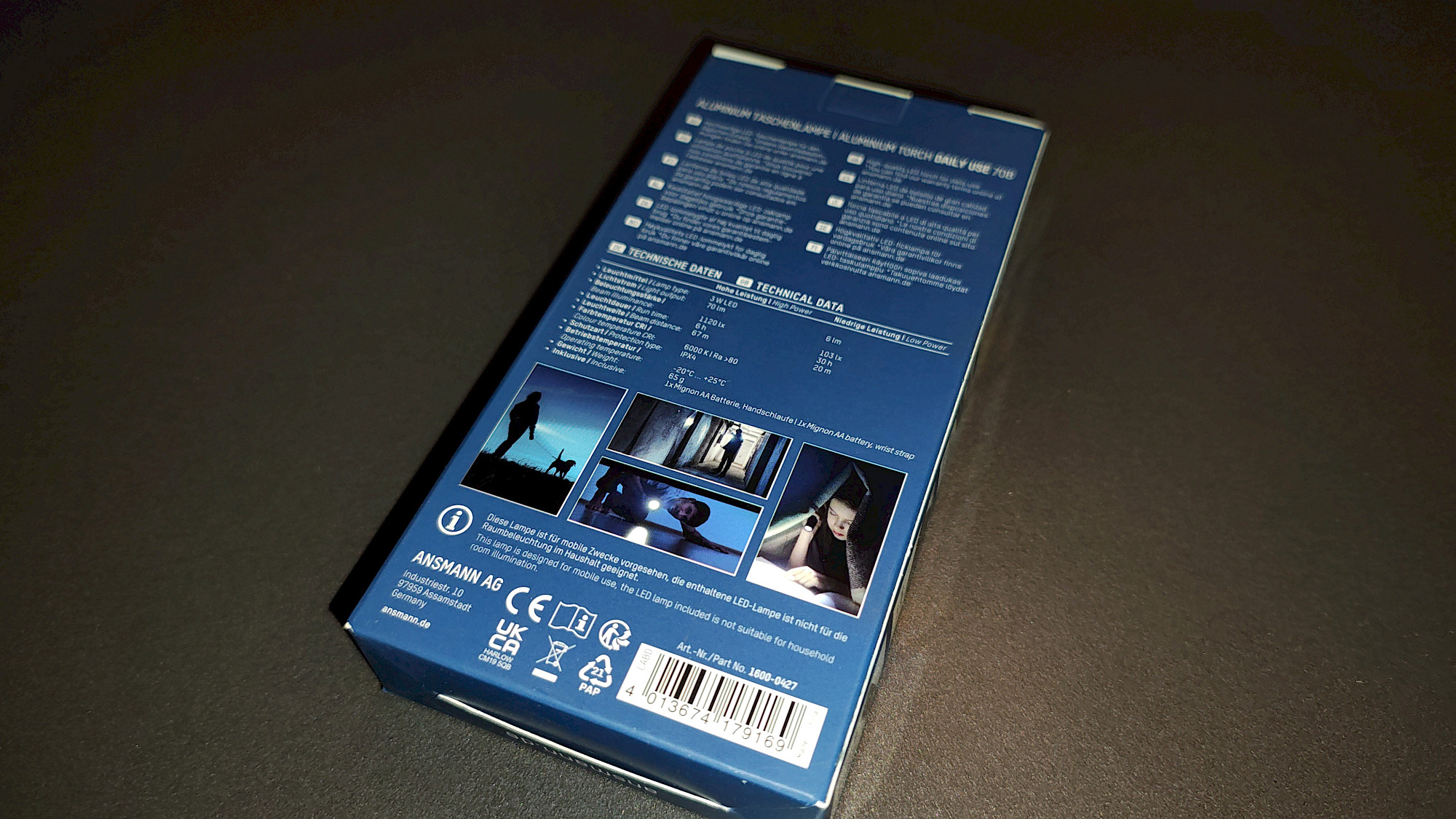 Verpackung der ANSMANN Daily Use 70B