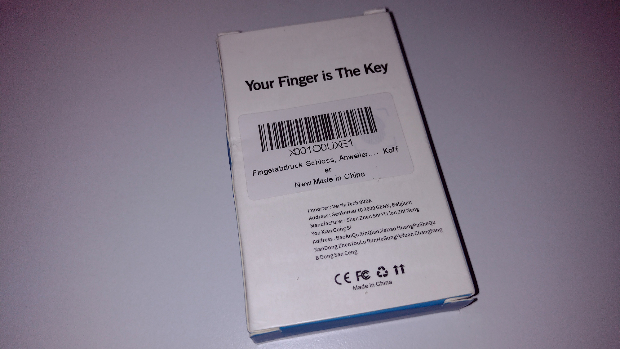 Anweller Smart Padlock Bügel und Gehäuse