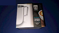 Arendo Milchkännchen Edelstahl Gesamtansicht