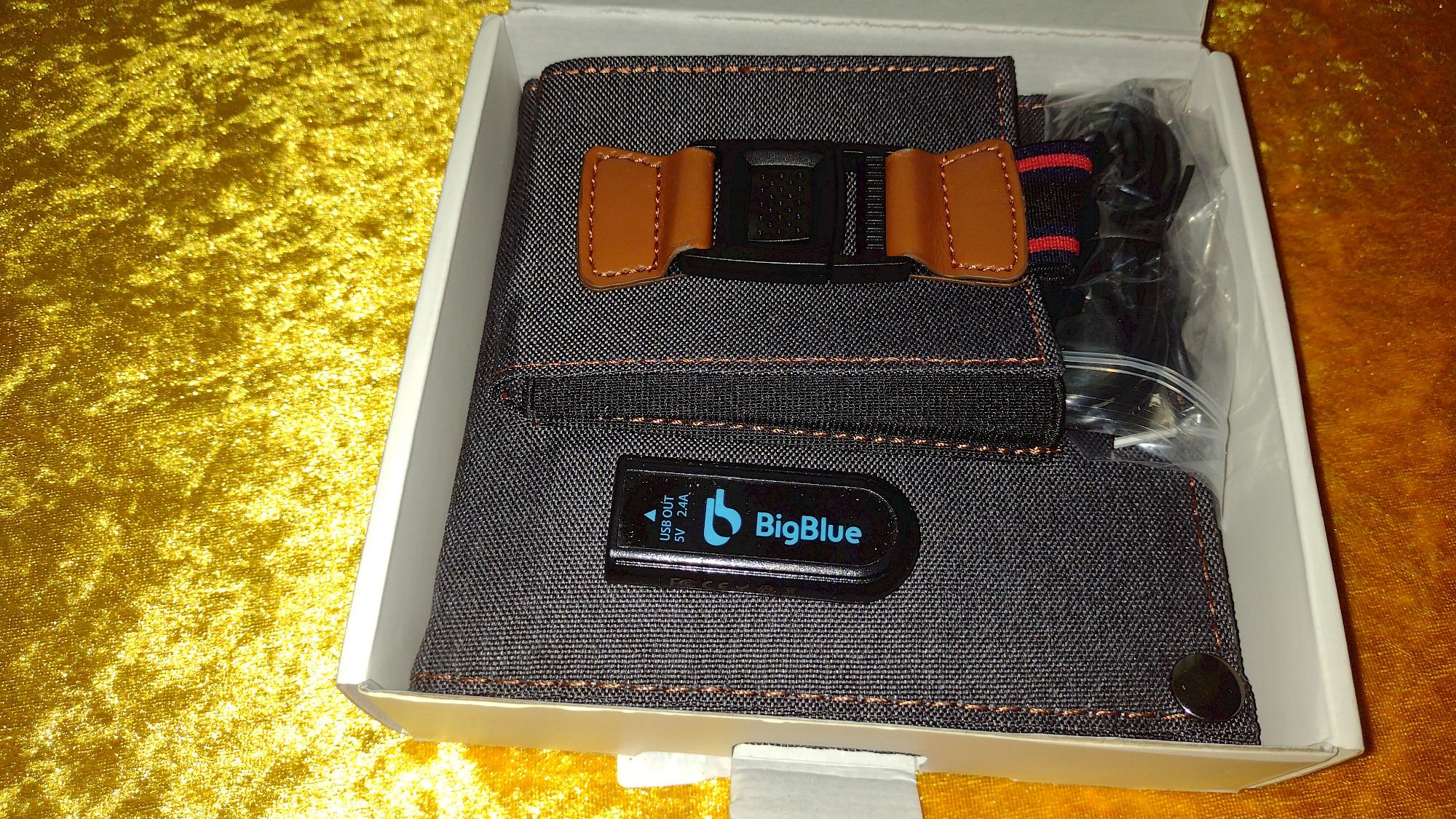 BigBlue 14W Solar Ladegerät Verpackung