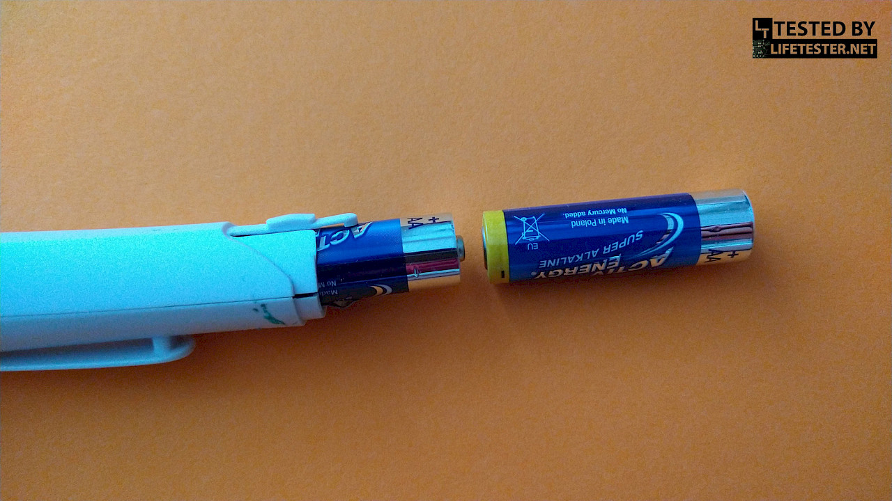 Seitenansicht des bite away Stichheilers