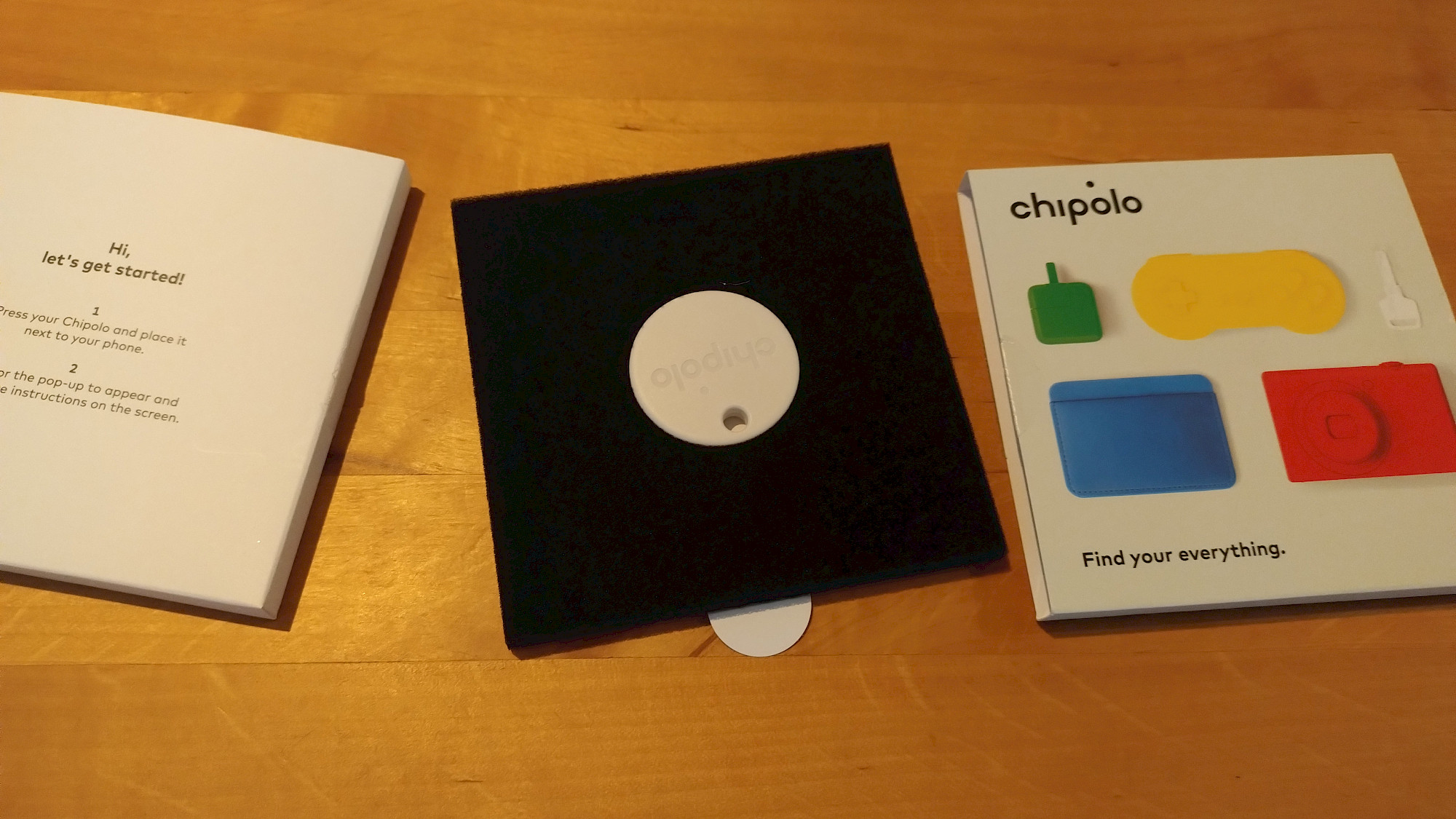 Chipolo ONE Point App mit Standortanzeige