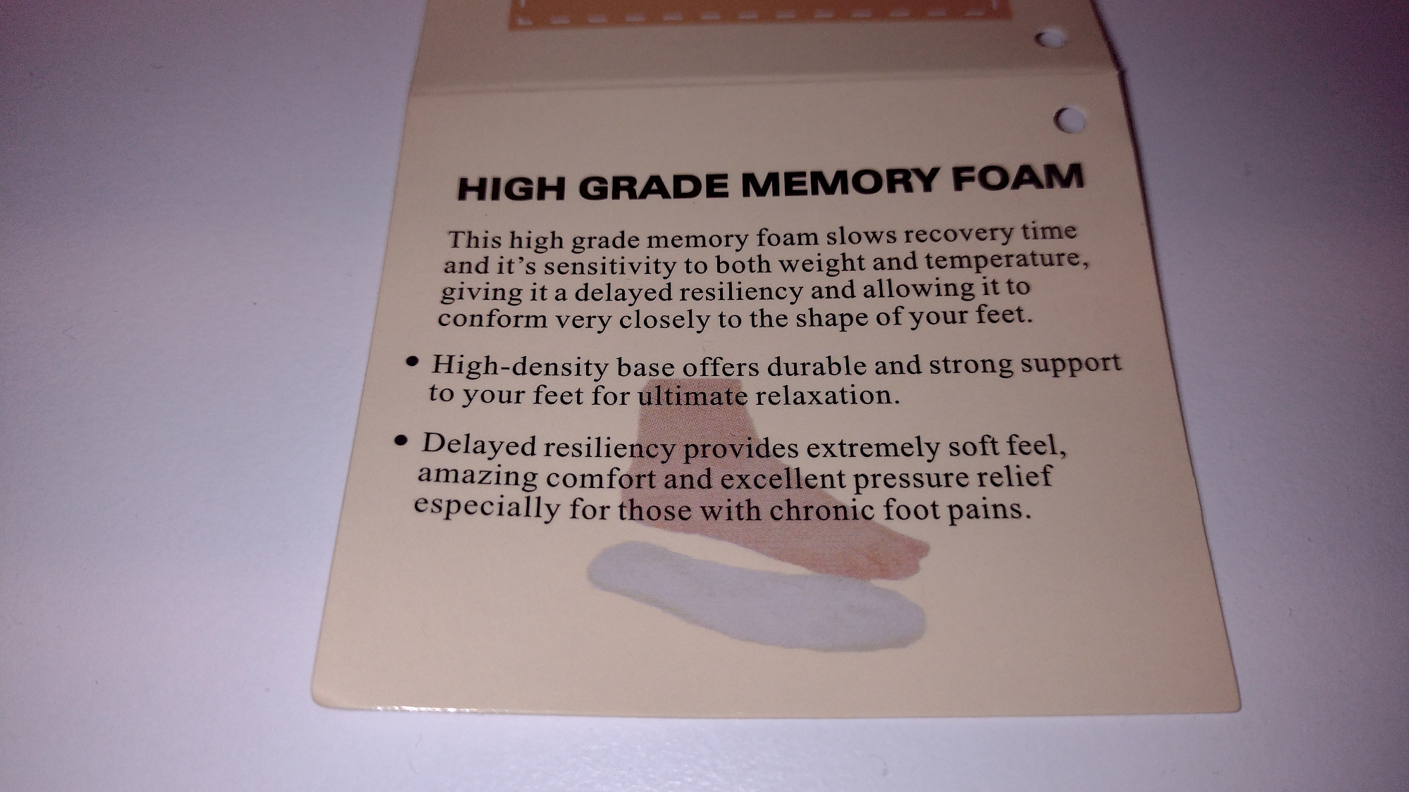 DL Hausschuhe – Materialetikett