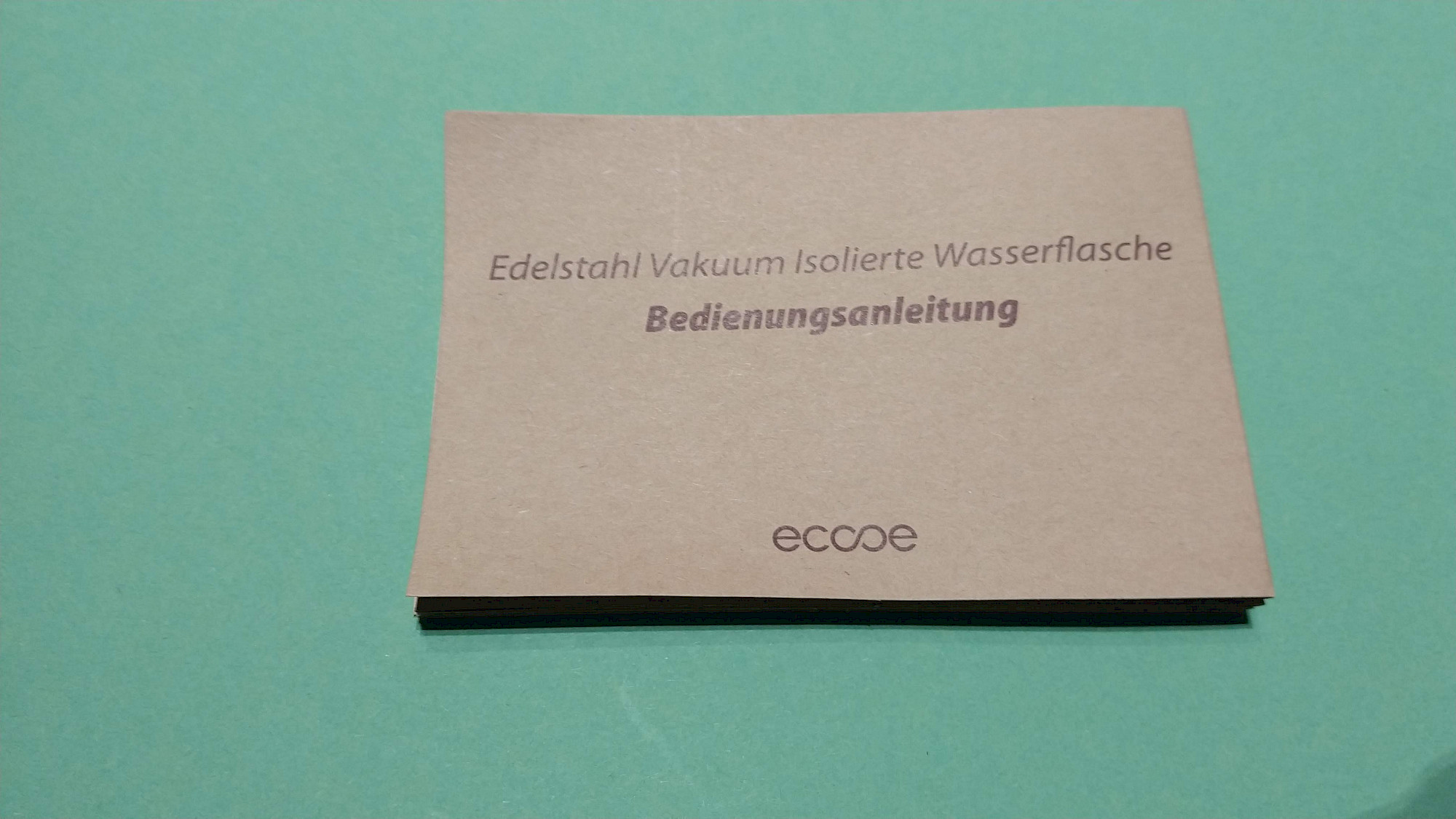 Ecooe Thermosflasche nach 2 Jahren Nutzung