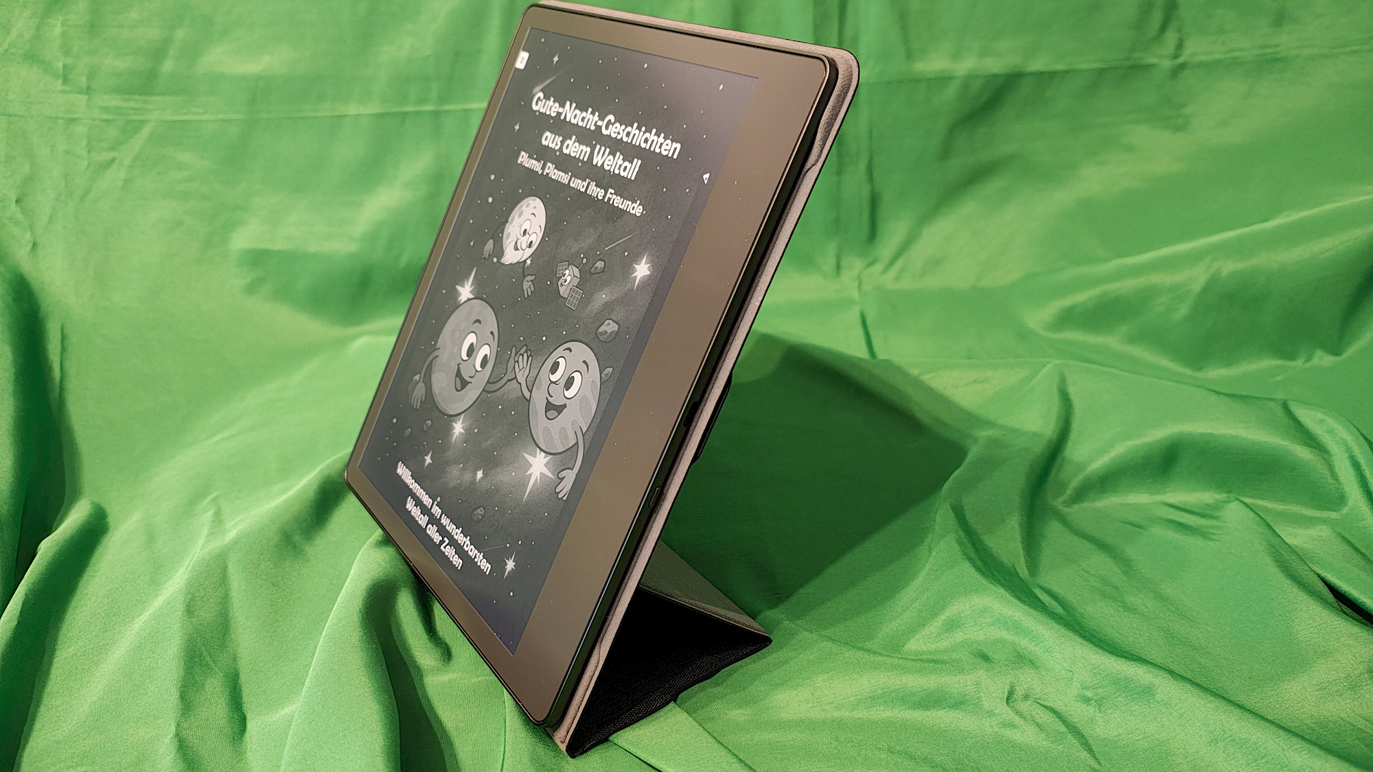 Kindle Scribe Stoffhülle – Nahaufnahme Stoff-Material