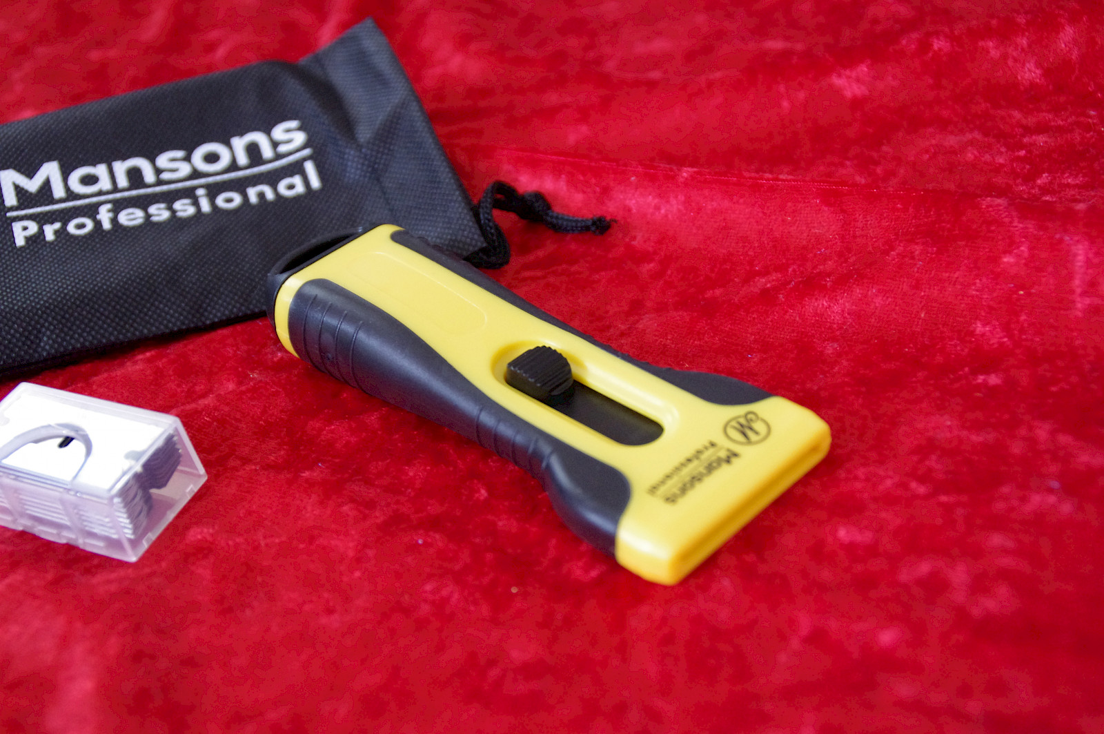 Gummierter Griff für sicheren Halt