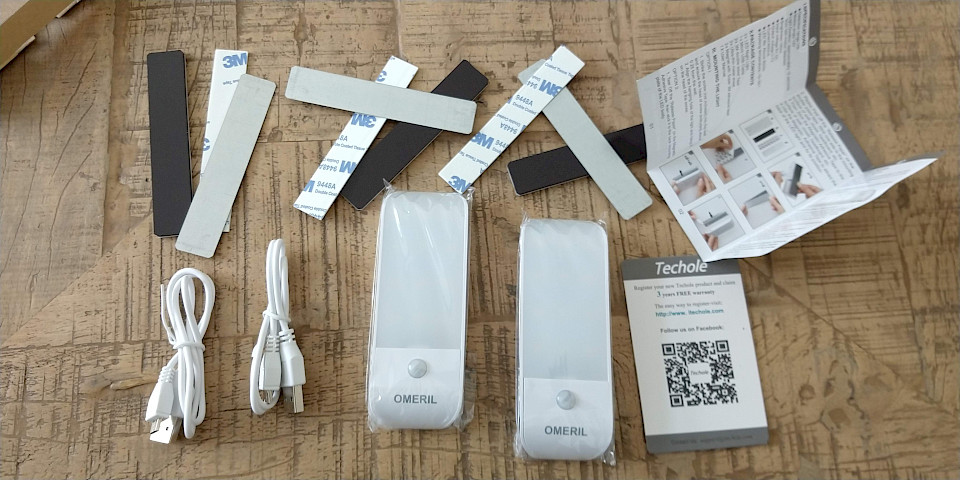 Omeril Nachtlicht im Einsatz an der Wand