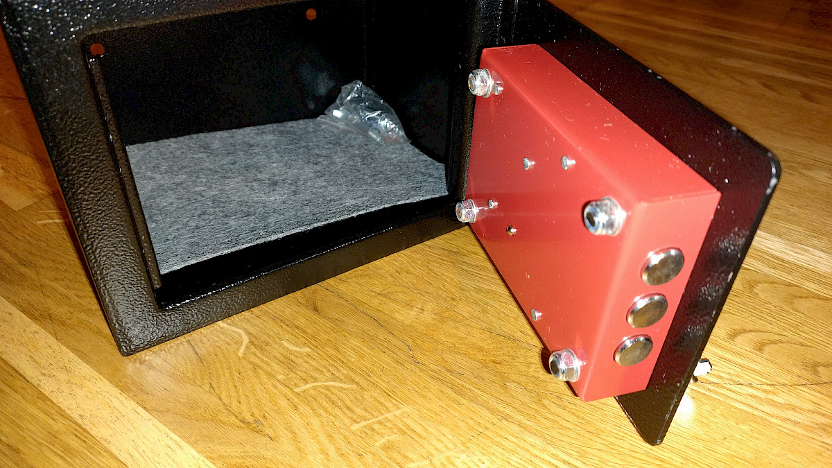 Dreibart-Schloss des QWORK Safe im Detail