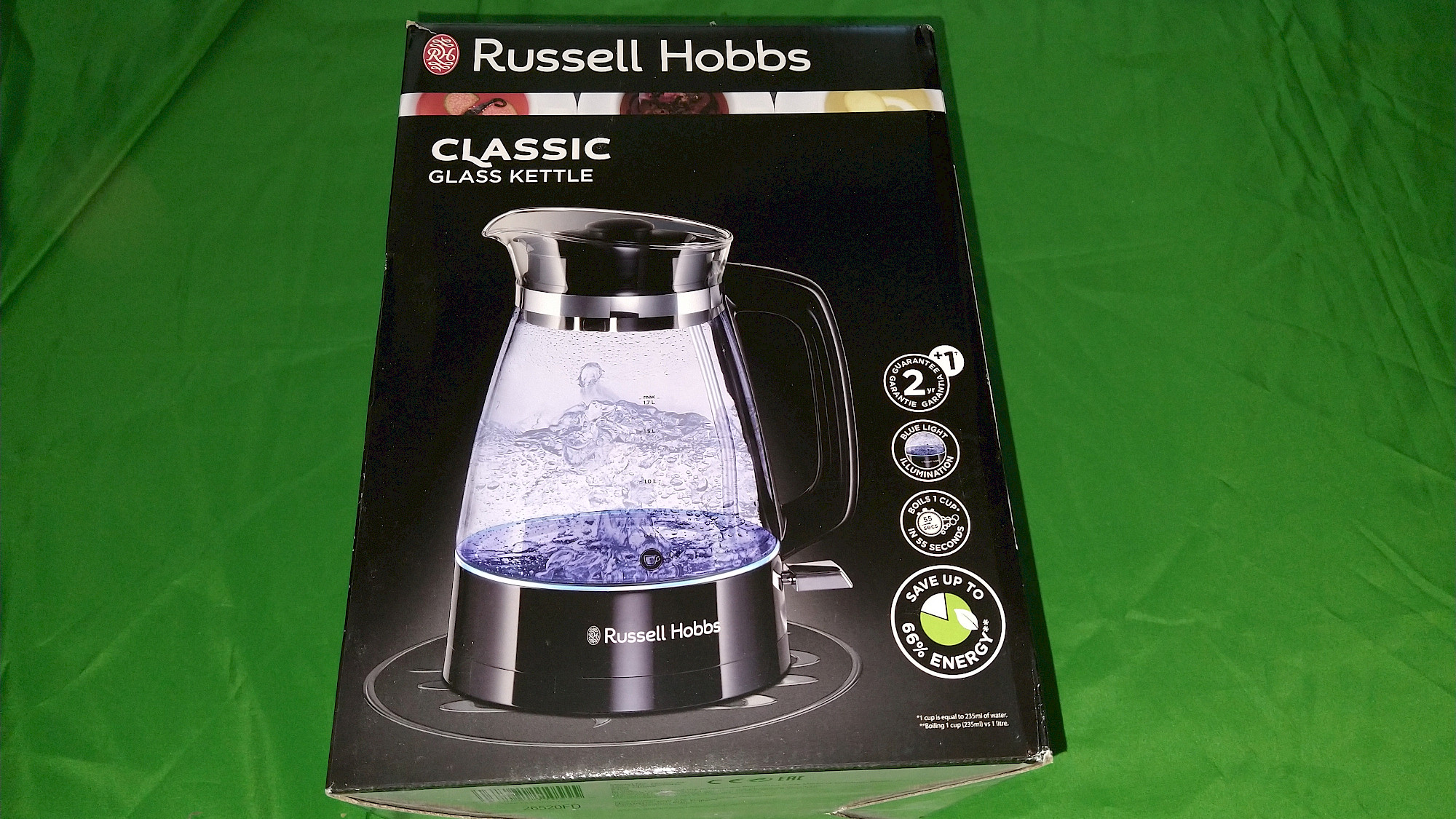 Russell Hobbs Glas-Wasserkocher 26080-70 – Verpackungsinhalt