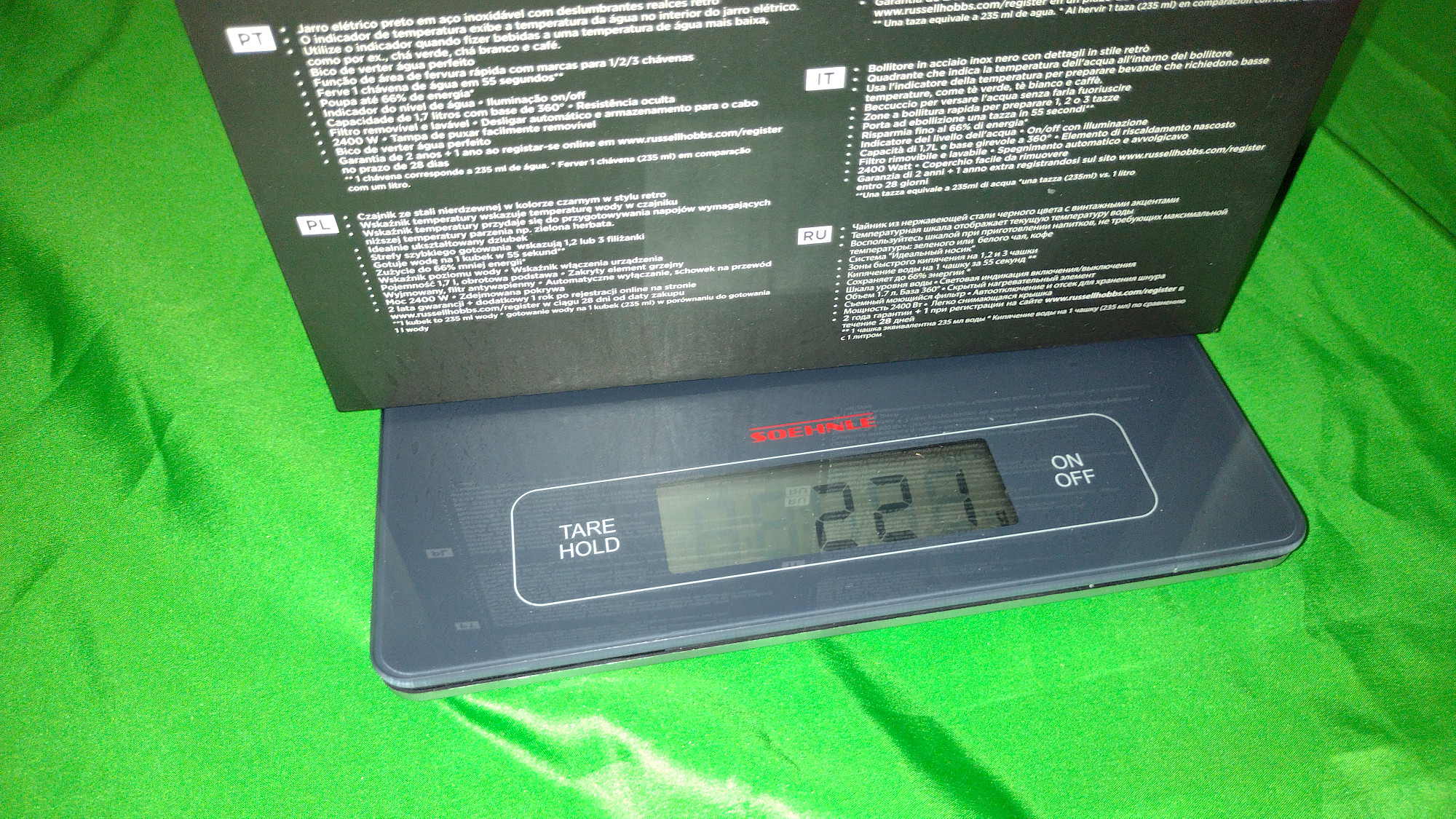 Russell Hobbs Vintage 21671-70 – Verpackung