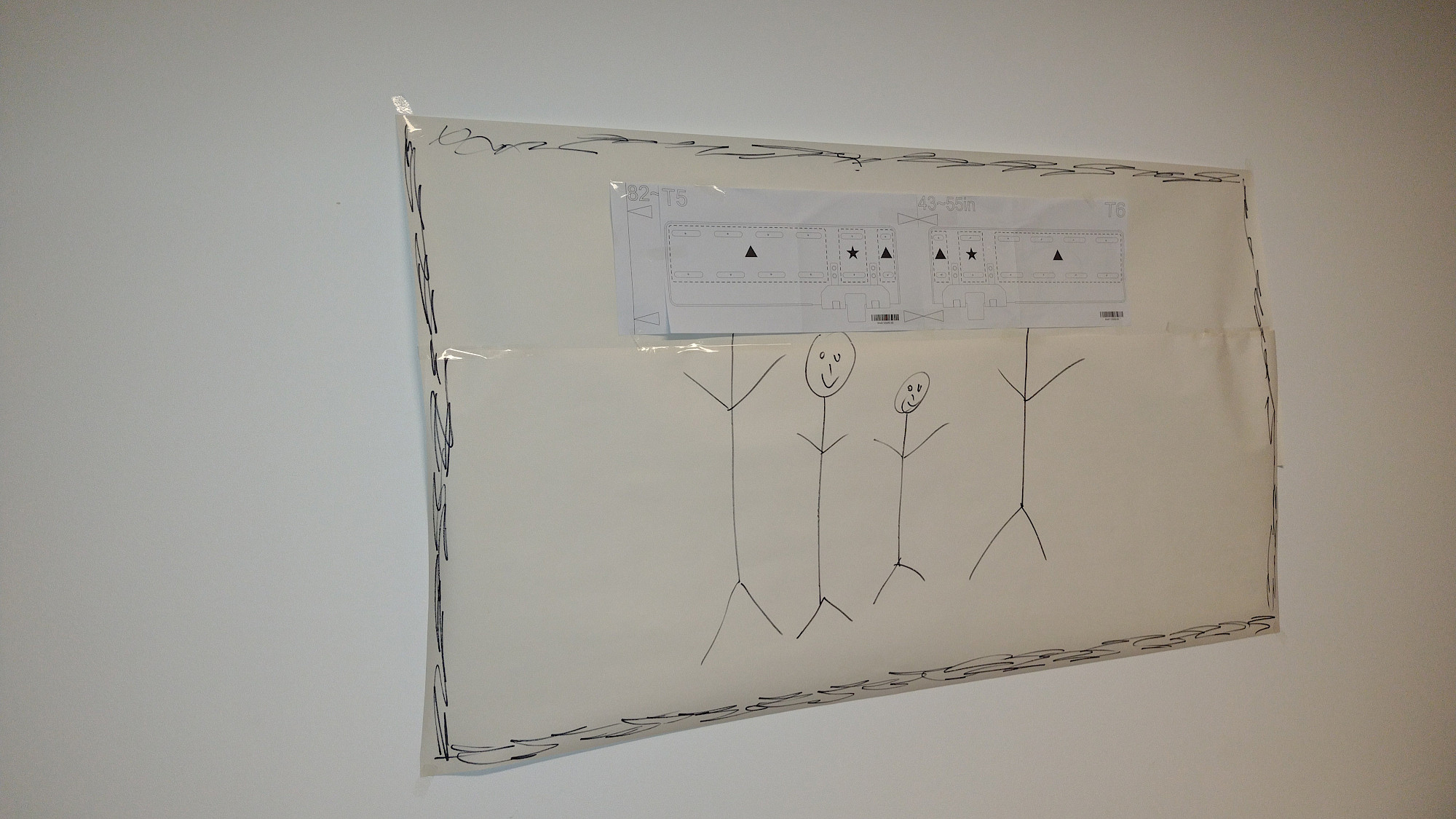 Detailansicht der Samsung Slim Fit Halterung