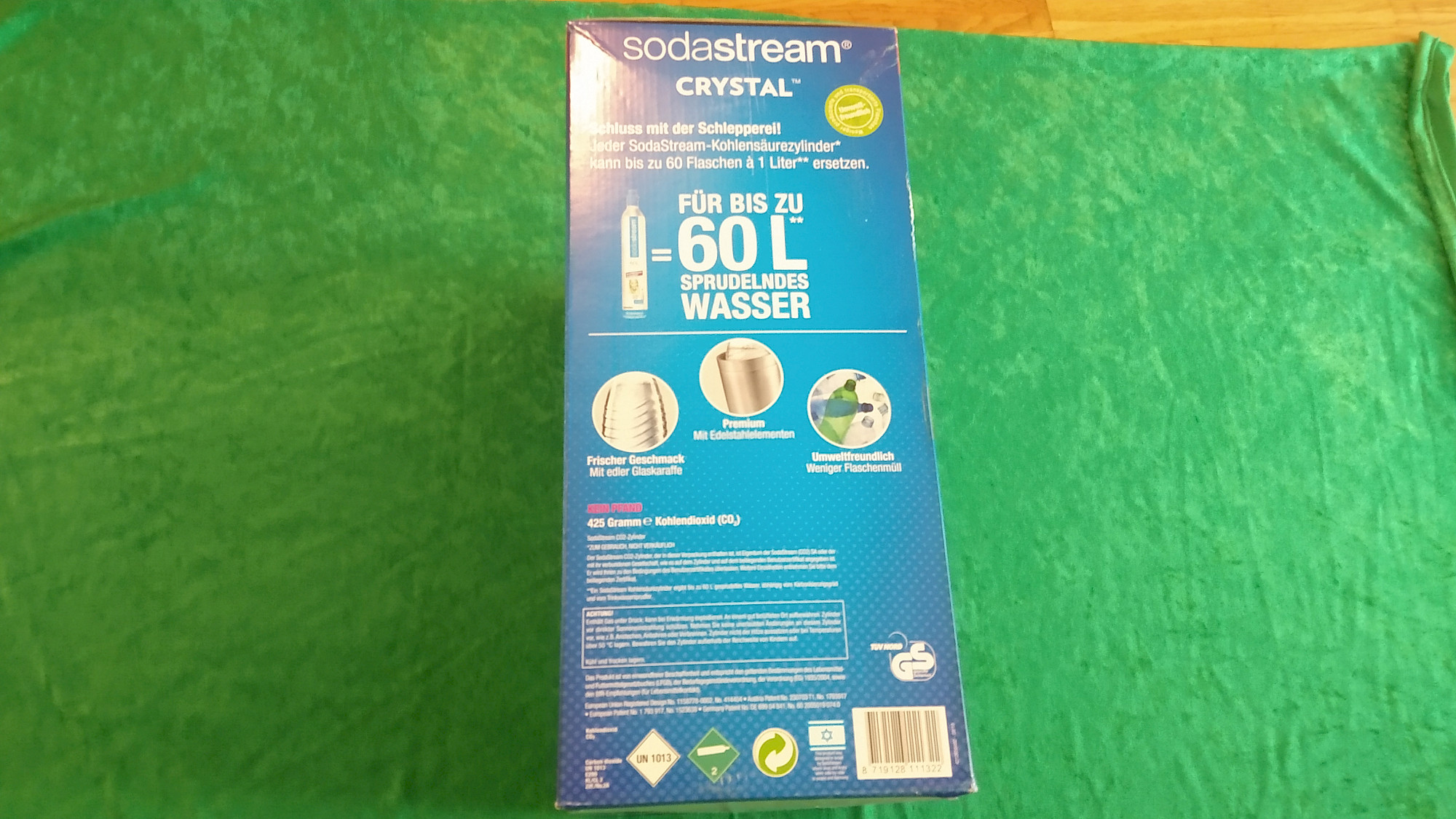 SodaStream Crystal 2.0 – Promopack Lieferumfang