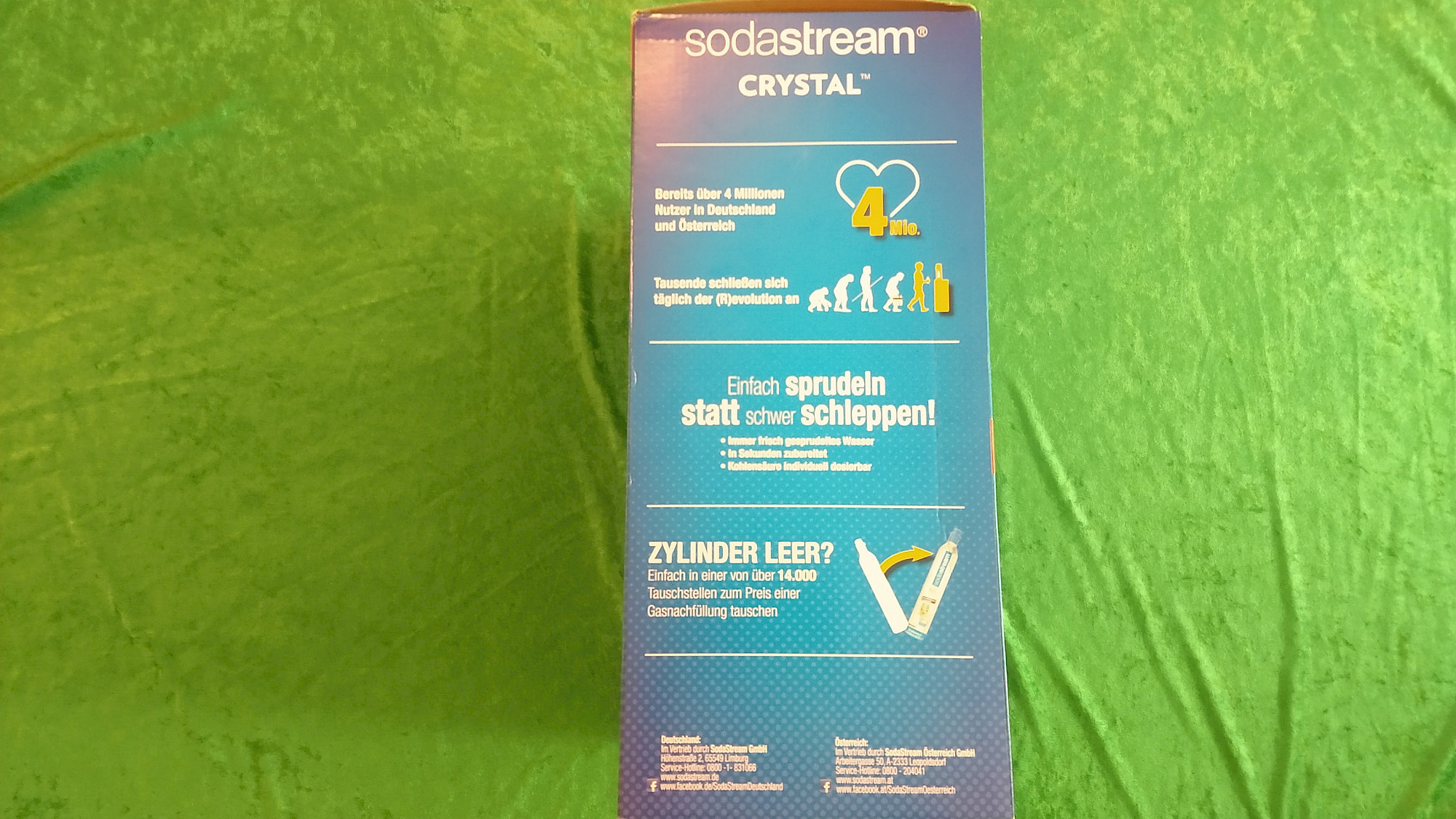 SodaStream Crystal 2.0 – Mitgelieferte Trinkgläser