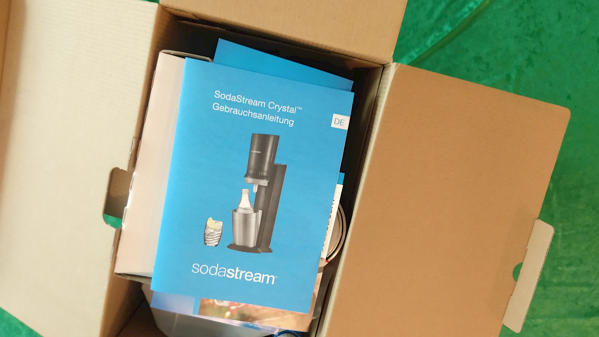 SodaStream Crystal 2.0 – Bedienung per Knopfdruck