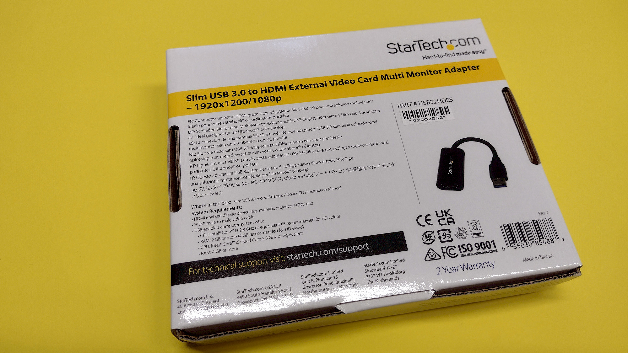 StarTech USB 3.0 auf HDMI Adapter Lieferumfang