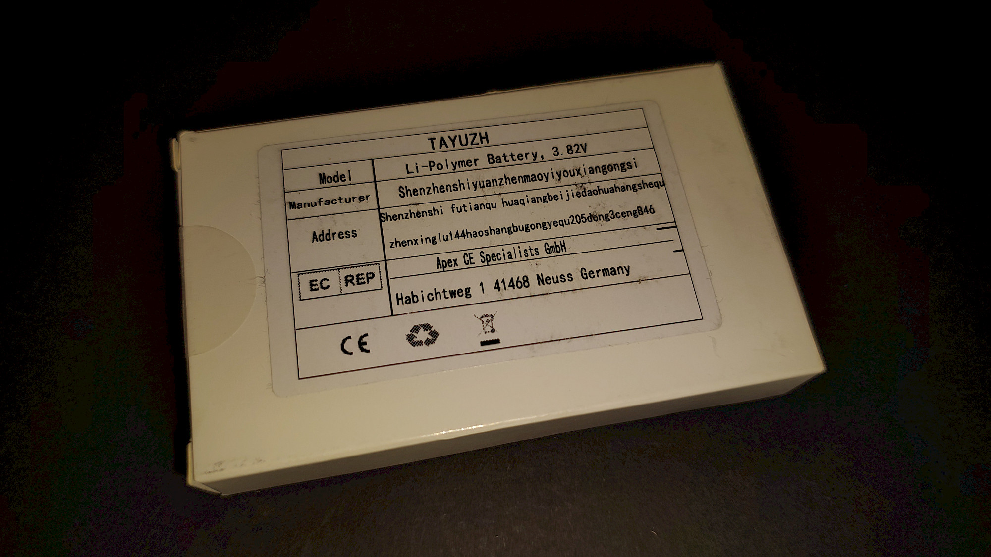 TAYUZH 9V Akku – USB-C Anschluss