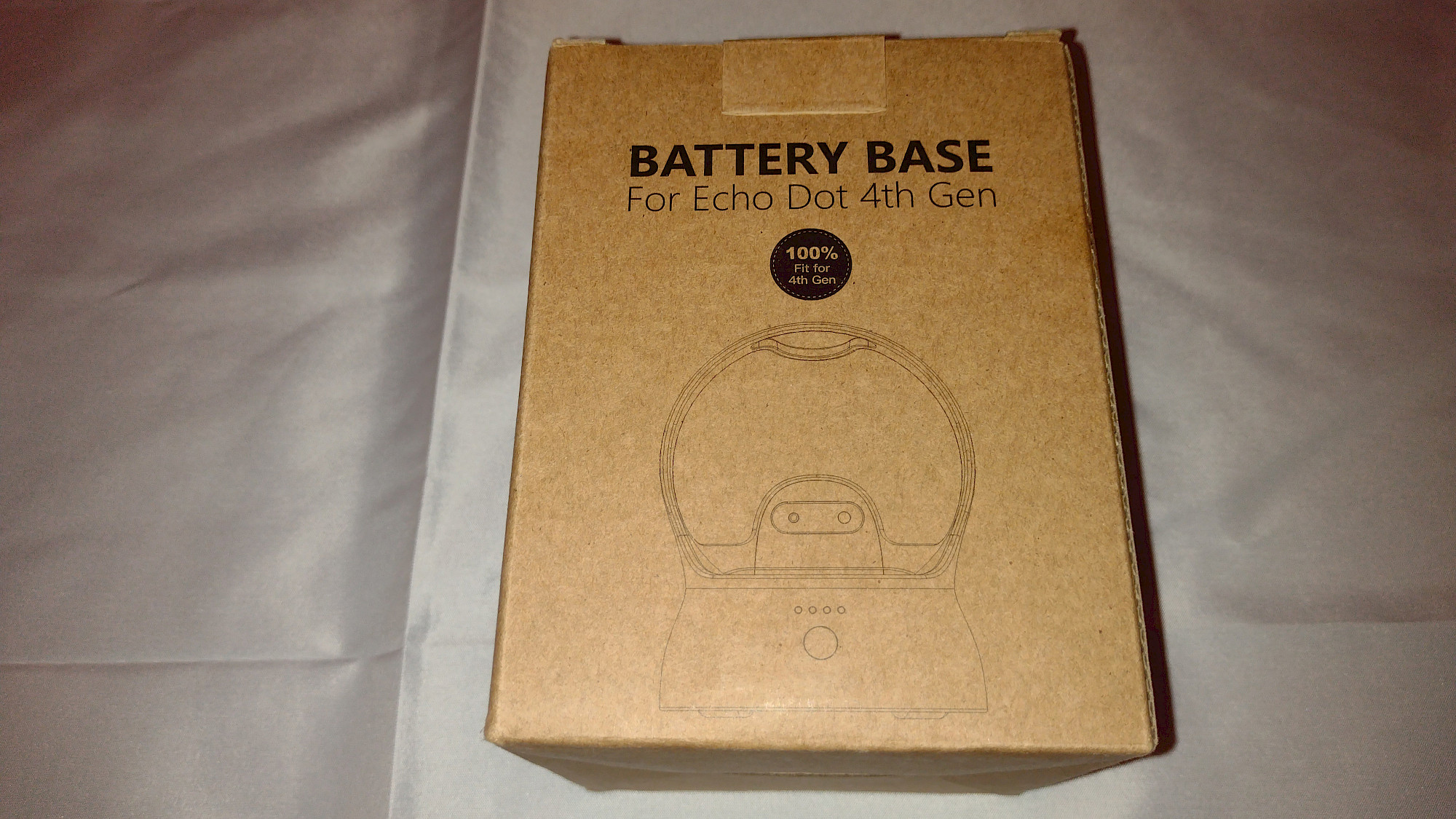 Vakdon Akku Echo Dot 4 Verpackung und Lieferumfang